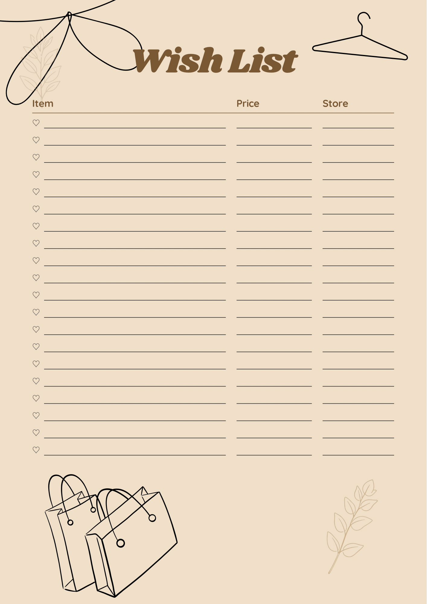Rustic planner