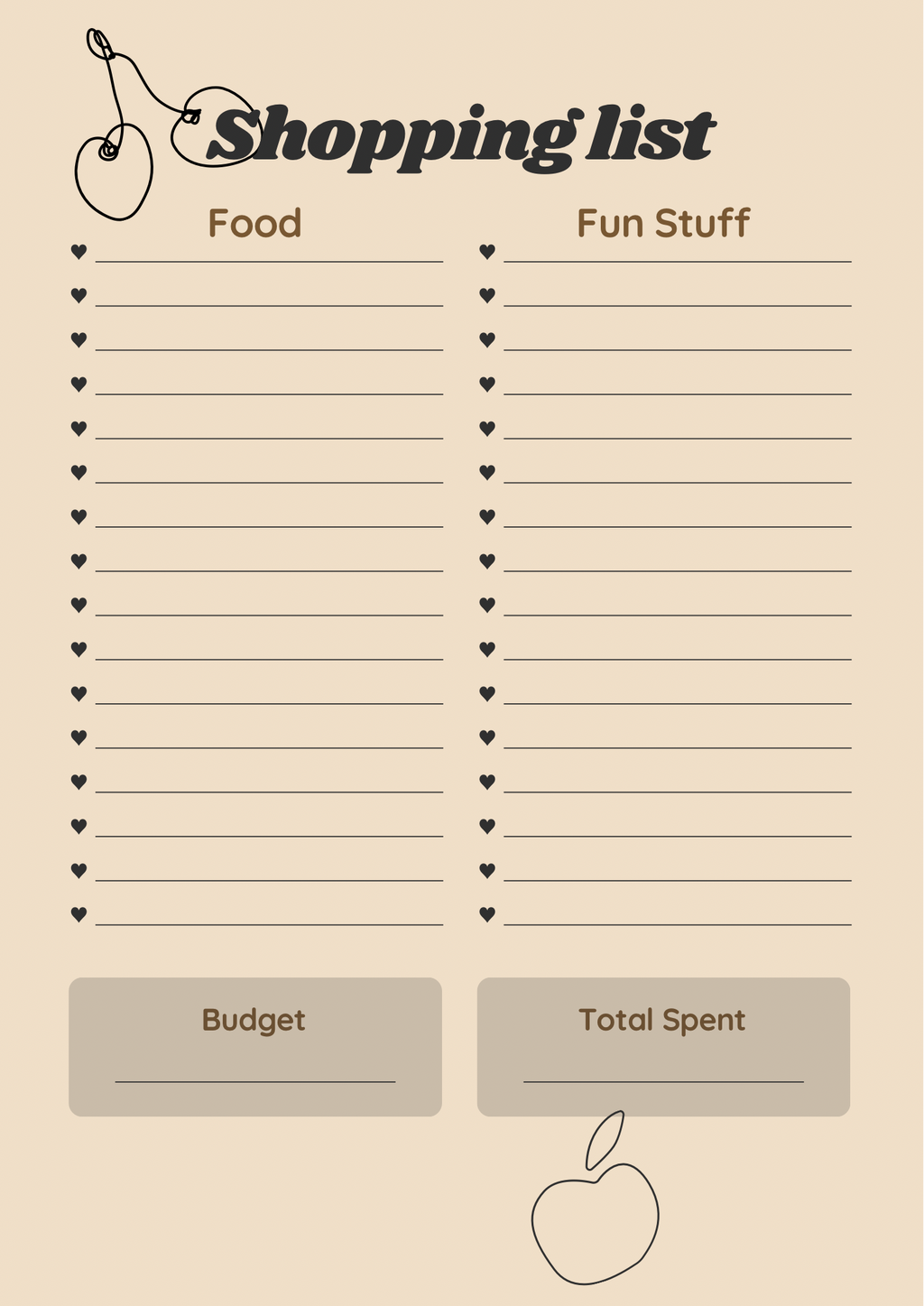Rustic planner